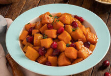 Bubbe’s Kitchen: Cranberry-Glazed Sweet Potatoes