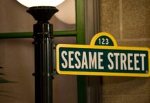 “Sesame Street” signpost. July 18, 2008. C