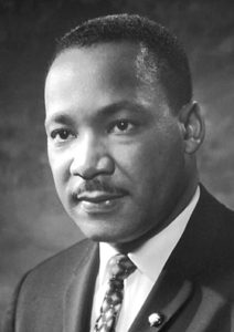 Martin Luther King Jr. Photo courtesy of Nobel Foundation 