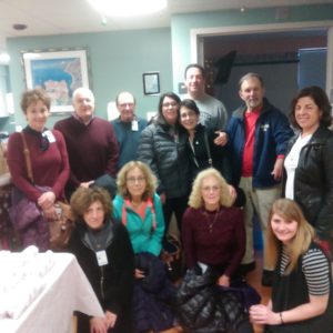 Congregation Beth Or members dropped off pajamas and visited with families and patients at St. Christopher’s Hospital Oncology Transplant Unit. Standing from left: Lisa Brown, Bernie Johl, Norman Bartwink, Jody Pascal, Margie Chachkin, Dave Pascal, Fred Dugan and Elaine Thomas. Seated from left: Carole Chasen, Beth Johl, Bonnie Perry and Candice Chachkin