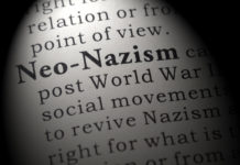 Fake Dictionary, Dictionary definition of the word Neo-Nazism. including key descriptive words.